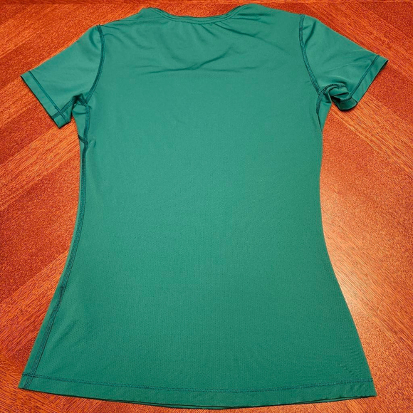 Women's Nike Teal Dri-Fit Short Sleeve Tee L A2 - Picture 5 of 5